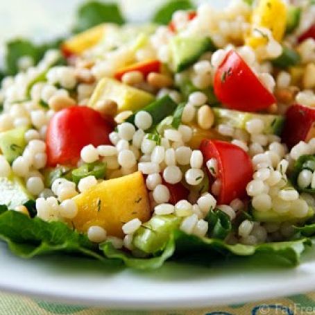 Israeli Couscous Summer Pilaf