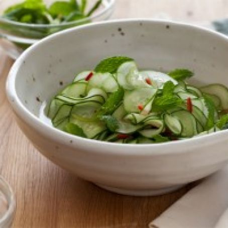 Spicy Pickled Cucumbers