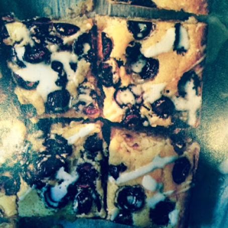 Buttermilk Glazed Cherry Sheet Cake