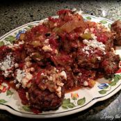 Greek Style Meatballs and Tomato Sauce