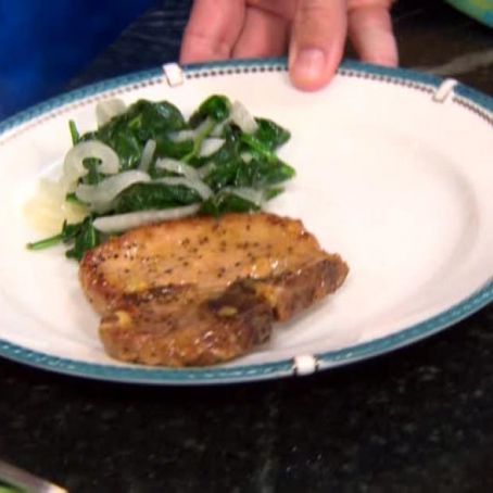 Double Orange Glazed Pork Chops