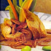 Pechugas en salsa de nuez