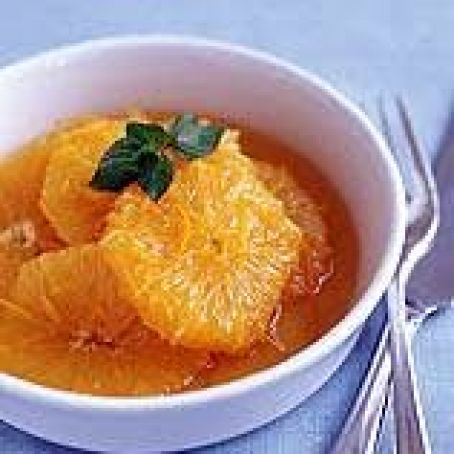 Honey-Rum Marinated Oranges (Weight Watchers)
