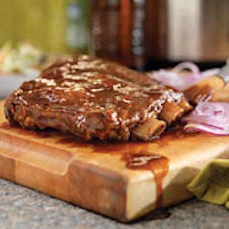 Slow-Cooker Root Beer Ribs