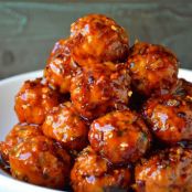 BAKED ORANGE CHICKEN MEATBALLS