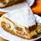 Pumpkin Cake Cheesecake