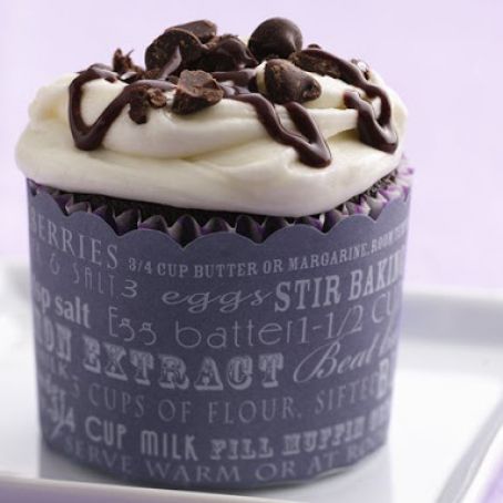 Chocolate-Amaretto Cupcakes