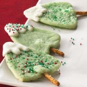 Snow-Capped Tree Cookies