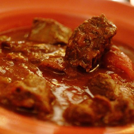 Iranian Khoreshteh bademjoon (Eggplant stew)