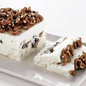 Peanut Butter Cup and Pretzel Terrine