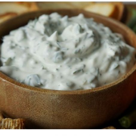 Sour Cream Green Herb Dip