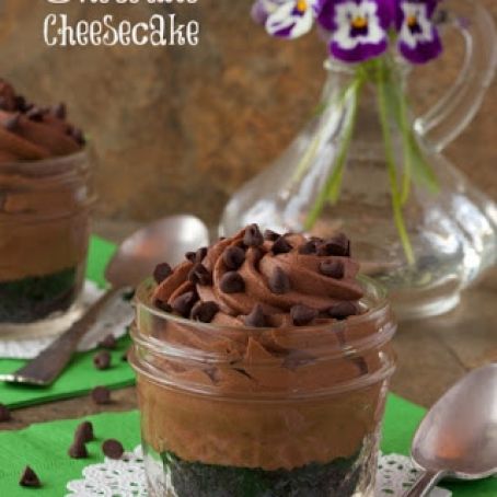 Individual Chocolate Cheesecake