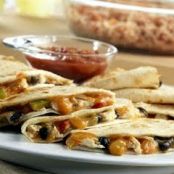 Chicken and Black Bean Quesadilla