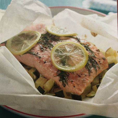 Salmon Packet with Veggies