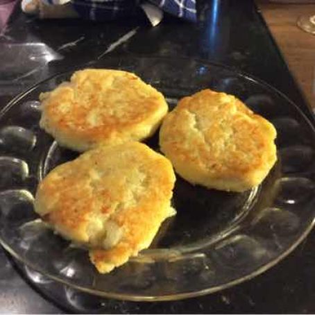 Mashed potato pancakes     Sues