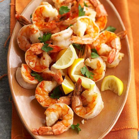 Easy Marinated Shrimp Scampi for Two