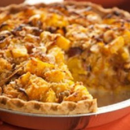 Butternut Squash Pie with Hazelnuts