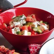 CHPD VEGGIE SALAD w/WATERMELON & FETA