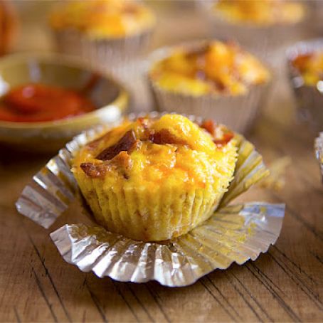 Bacon Breakfast Cupcakes