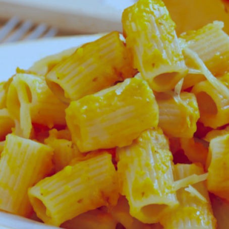 Rigatoni With Pumpkin And Goat Cheese