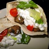 Greek Meatballs in Pitas