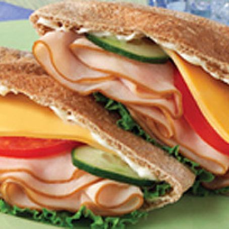 Turkey-Cucumber Pita