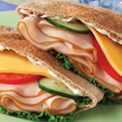 Turkey-Cucumber Pita