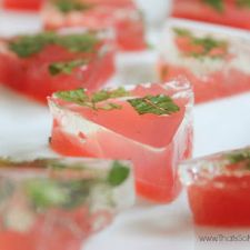 Watermelon Mojito Jell-O Shots