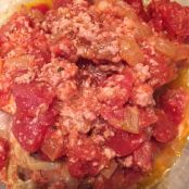 Eggplant and Beef Rollatini with Tomato Sauce