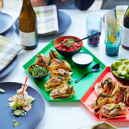 Double-Decker Dr Pepper Chicken Tacos