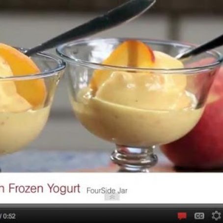 Peach Frozen Yogurt