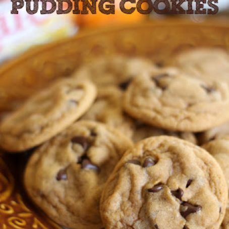 Pumpkin Chocolate Chip Pudding Cookies