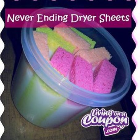 Never ending dryer sheets