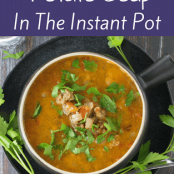 Instant Pot Hamburger Potato Soup