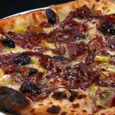 Pulled Prosciutto Pizza