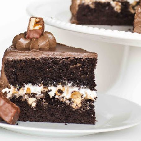Snickers Chocolate Cake