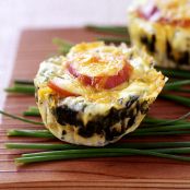 Bacon, Egg and Spinach Breakfast Stacks - Weight Watchers