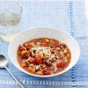 Beef and Cannellini Bean Minestrone