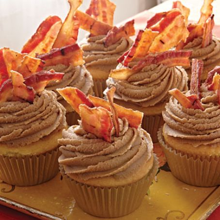 Maple Bacon Cupcakes