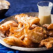 APPLE FRITTERS WITH ORANGE GLAZE