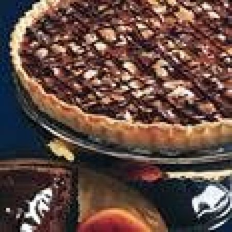 Chocolate-Caramel Macadamia Nut Tart