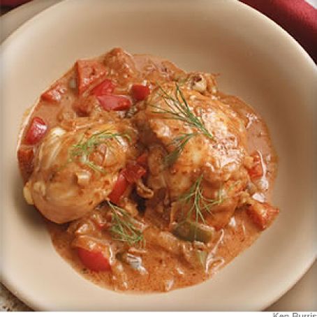 Braised Paprika Chicken