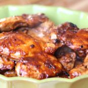 Oven Broiled Chicken with Barbecue Sauce