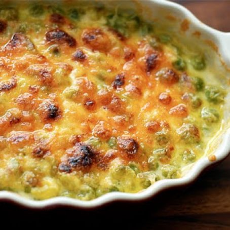 Peas Au Gratin