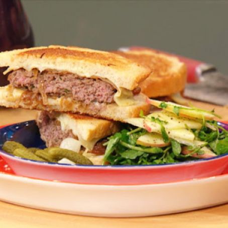 French Onion Soup Patty Melt