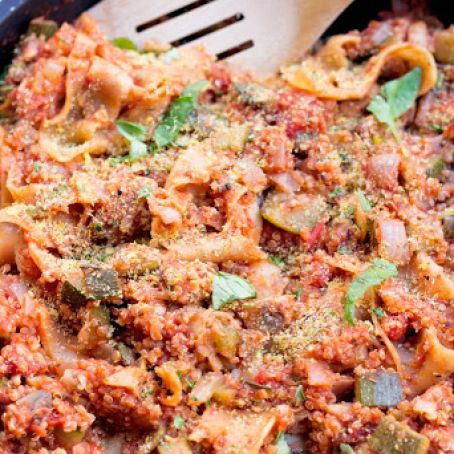 One Pot Quinoa Lasagna