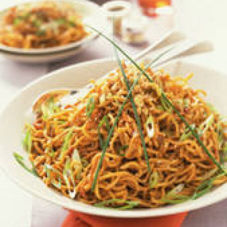 Chinese Noodles in Peanut Sauce