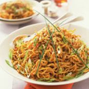 Chinese Noodles in Peanut Sauce