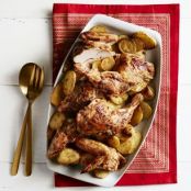 Orange-Cardamom Roast Chicken