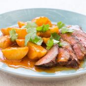 Flank Steak with Red Curry Potatoes